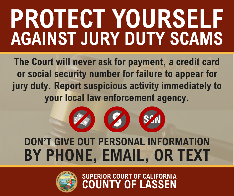 Protect Yourself Against Jury Duty Scams